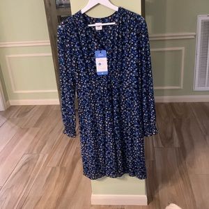 NWT Cabi Dress - Size M - Blue Flowers - The Ten Dress